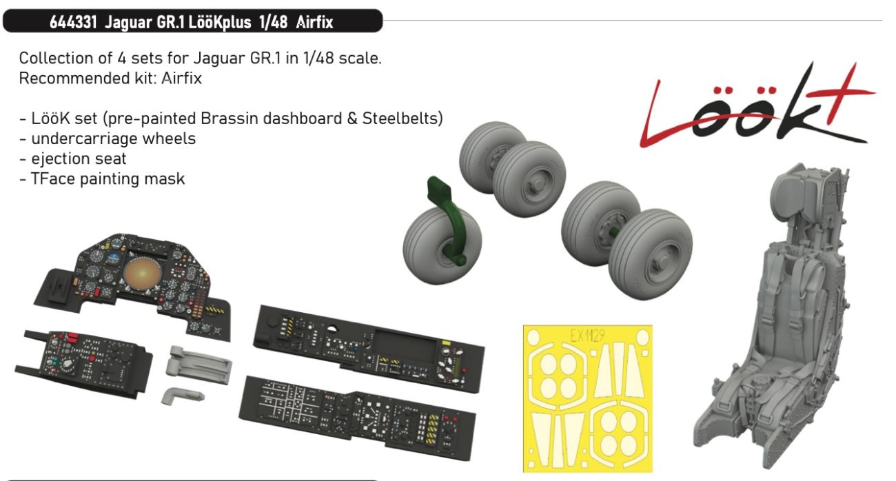 1:48 SEPECAT Jaguar GR.1 - LööK Plus for Airfix