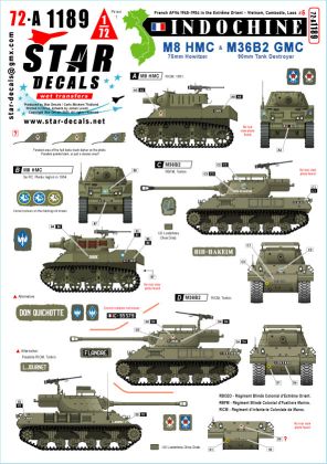 1:72 Indochine Part 5 - French M8 75mm HMC and M36B2 Tank Destroyers