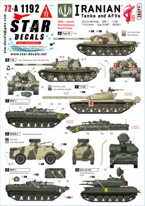 1:72 Iranian Tanks Part 2 - Iran Revolutionary Guard - IRGC