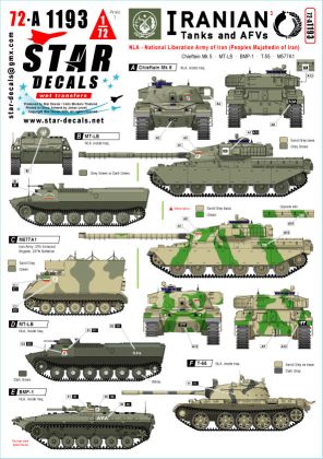 1:72 Iranian Tanks Part 3 - NLA - National Liberation Army / Mujahedin.