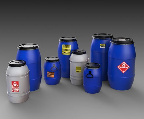 1:35 Plastic chemical/water containers