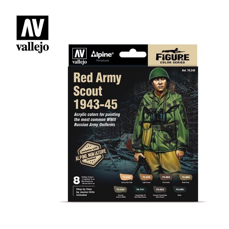 Red Army Scout 1943-45 Figure Color Series + Exclusive Mini