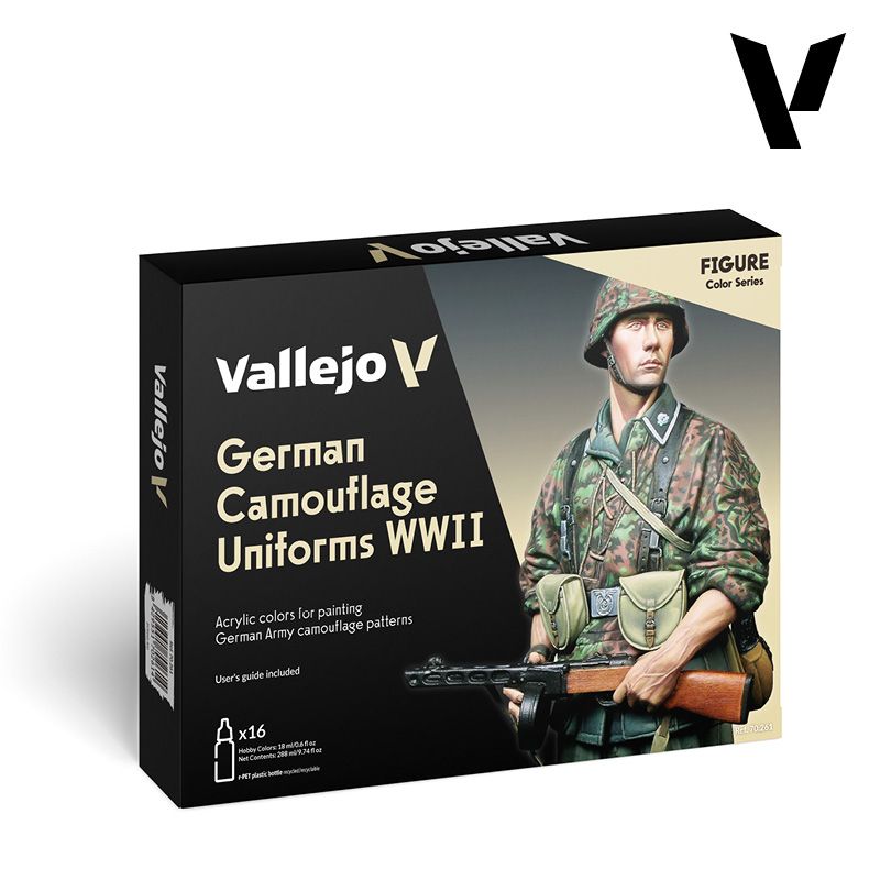 Figure Color Series German Camouflage Uniforms WWII (16pcs)