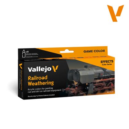 Effects Color Series - Railroad Weathering Game Color Acrylic Set