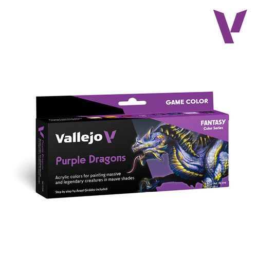 Fantasy Color Set Purple Dragons