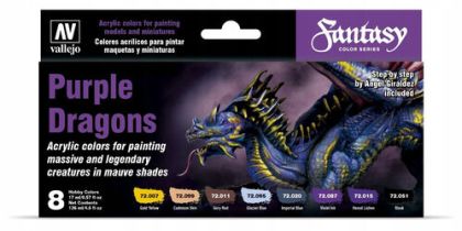 Fantasy Color Series - Purple Dragons Game Color Set