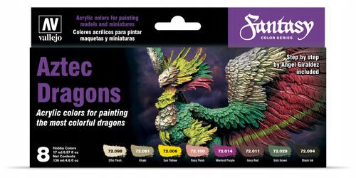 Fantasy Color Series - Aztec Dragons Game Color Set