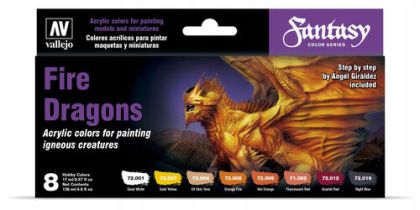 Fantasy Color Series - Fire Dragons Game Color Set