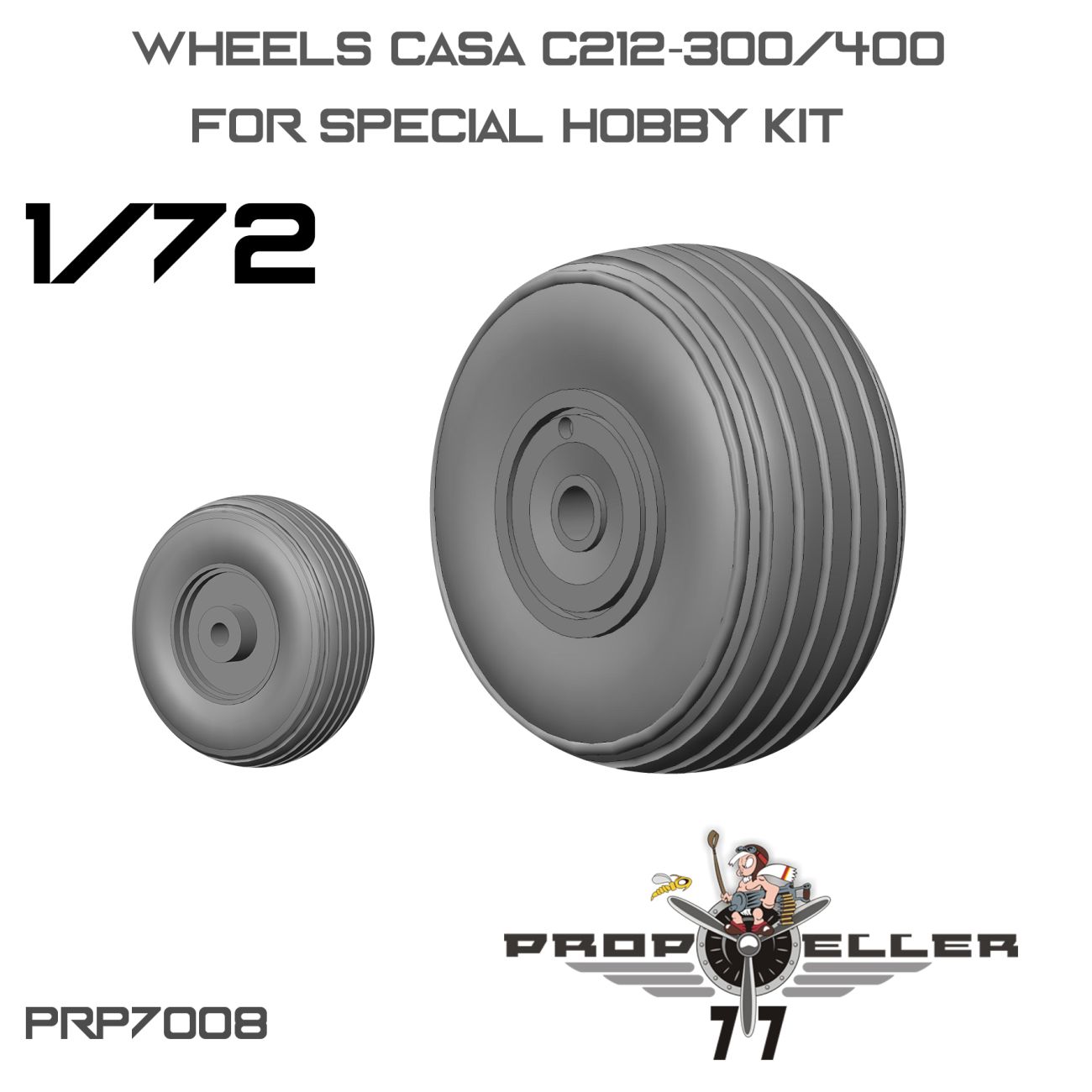 1:72 Wheels CASA C212-300/400 for SPECIAL HOBBY kit