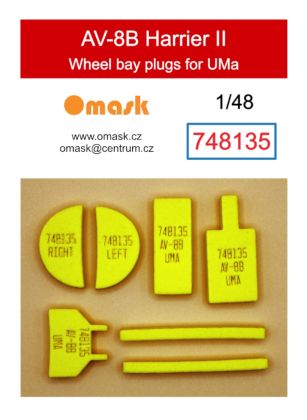 1:48 AV-8B Harrier II wheel bay plugs (for UMa)