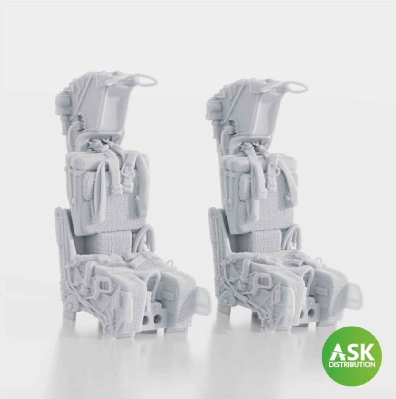 1:32 GRU-7A Ejection Seats for F-14A/B Late - with seat belts (2pcs) recom. for Trumpeter