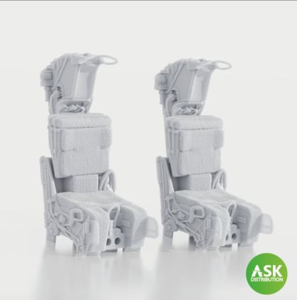 1:32 GRU-7A Ejection Seats for F-14A/B Late - excluding seat belts (2pcs) recom. for Trumpeter