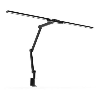LED stolní pracovní lampa, stmívatelná, 24 W, 3000 - 6500 K-černá