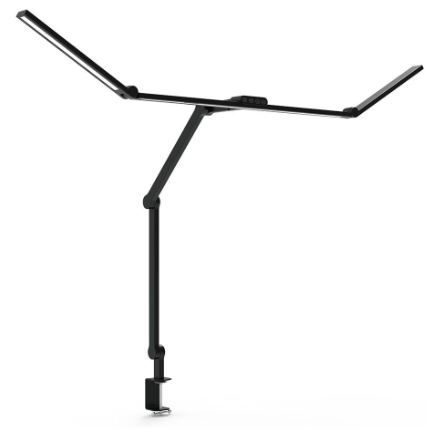 LED stolní pracovní lampa, 36 W, 3000 - 6500 K, stmívatelná-černá