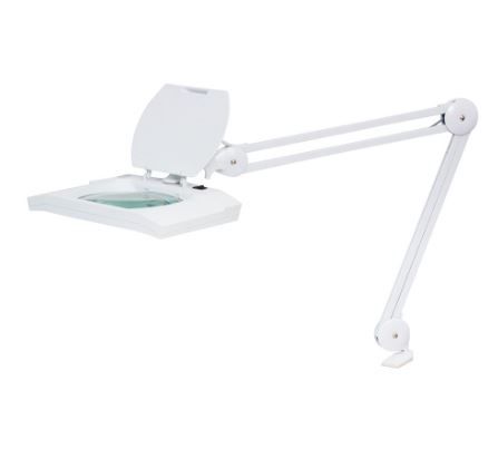 Stolní lupa s osvětlením LED, 3D, 1,75X-bílá