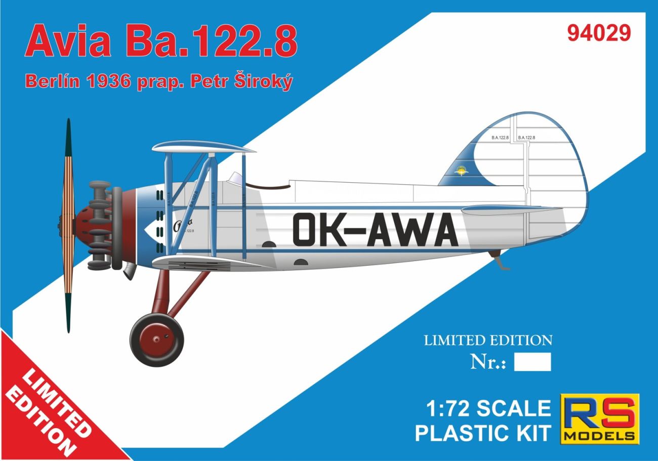 1:72 Avia Ba.122 Berlin 1936 Petr Široký