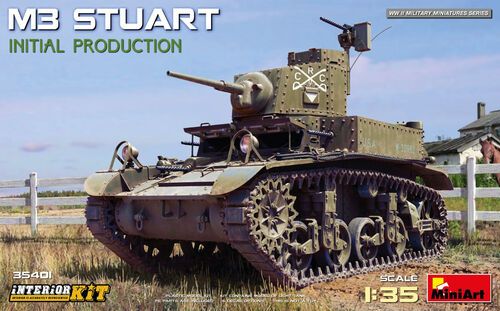 1:35 M3 STUART INITIAL PRODUCTION