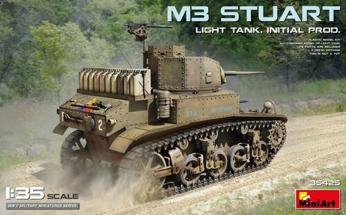 1:35 M3 STUART LIGHT TANK, INITIAL PROD.
