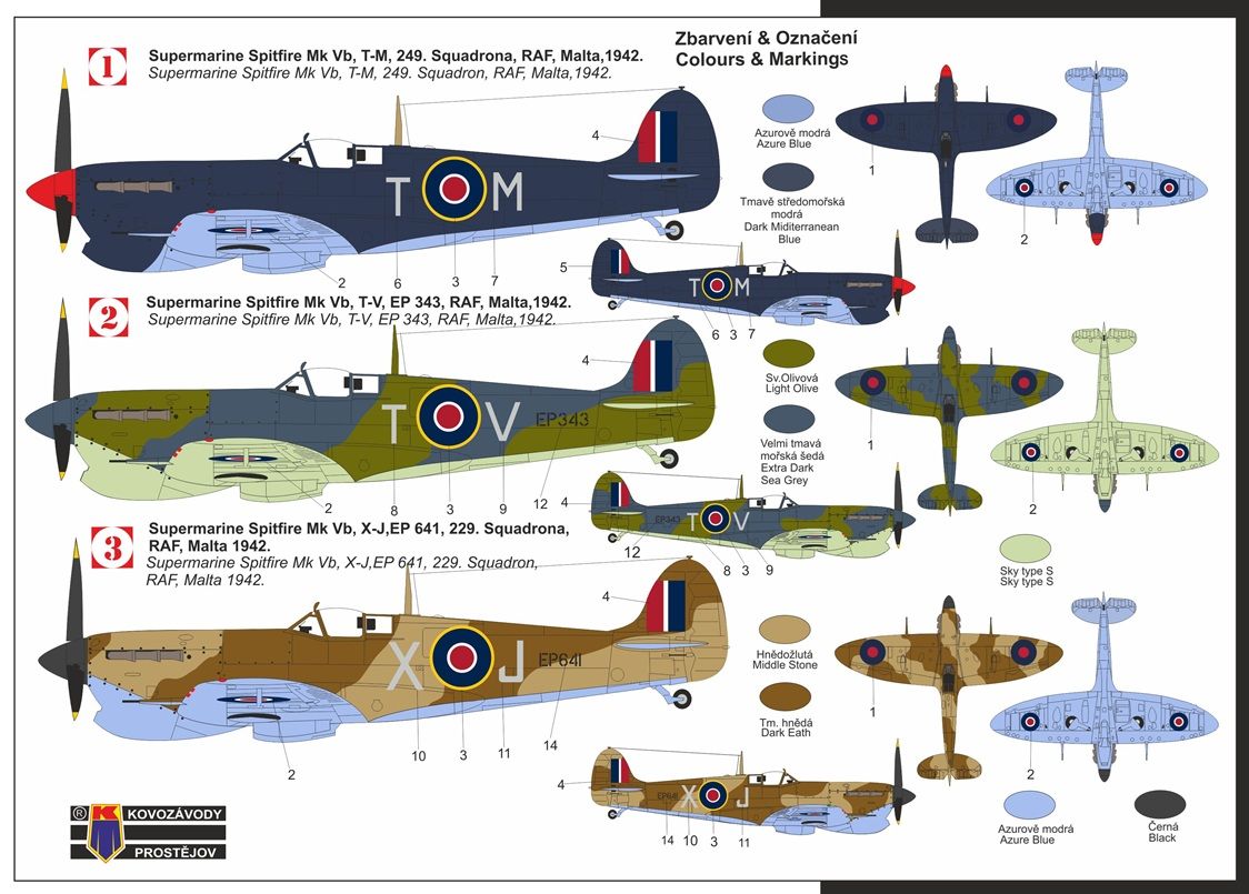 1:72 Spitfire Mk.Vb Over Malta