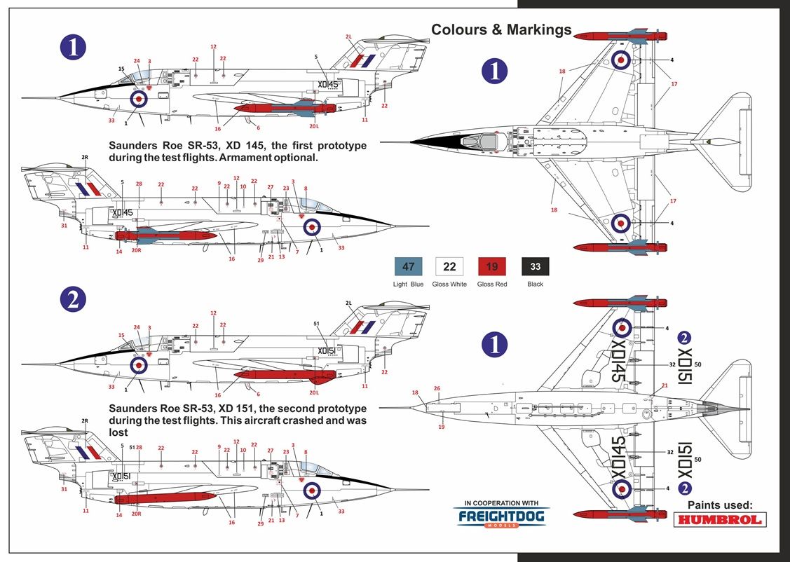 1:72 Saunders Roe SR-53 Prototype