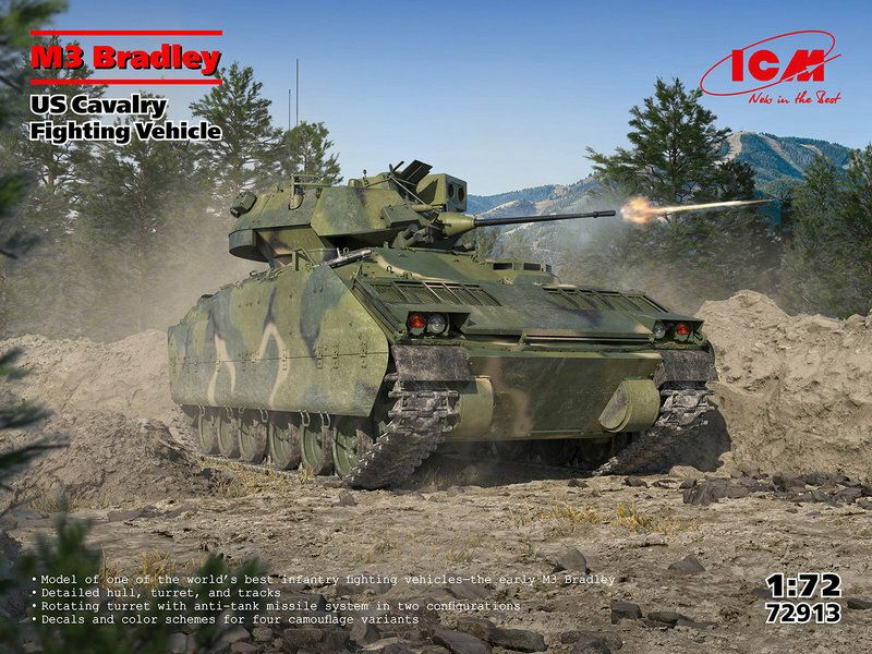 1:72 M2 Bradley Ukraine fighting vehicle