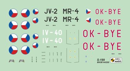 1:144 Avia S-199 - Bubble Canopy & Wing Guns (2in1 Kit)