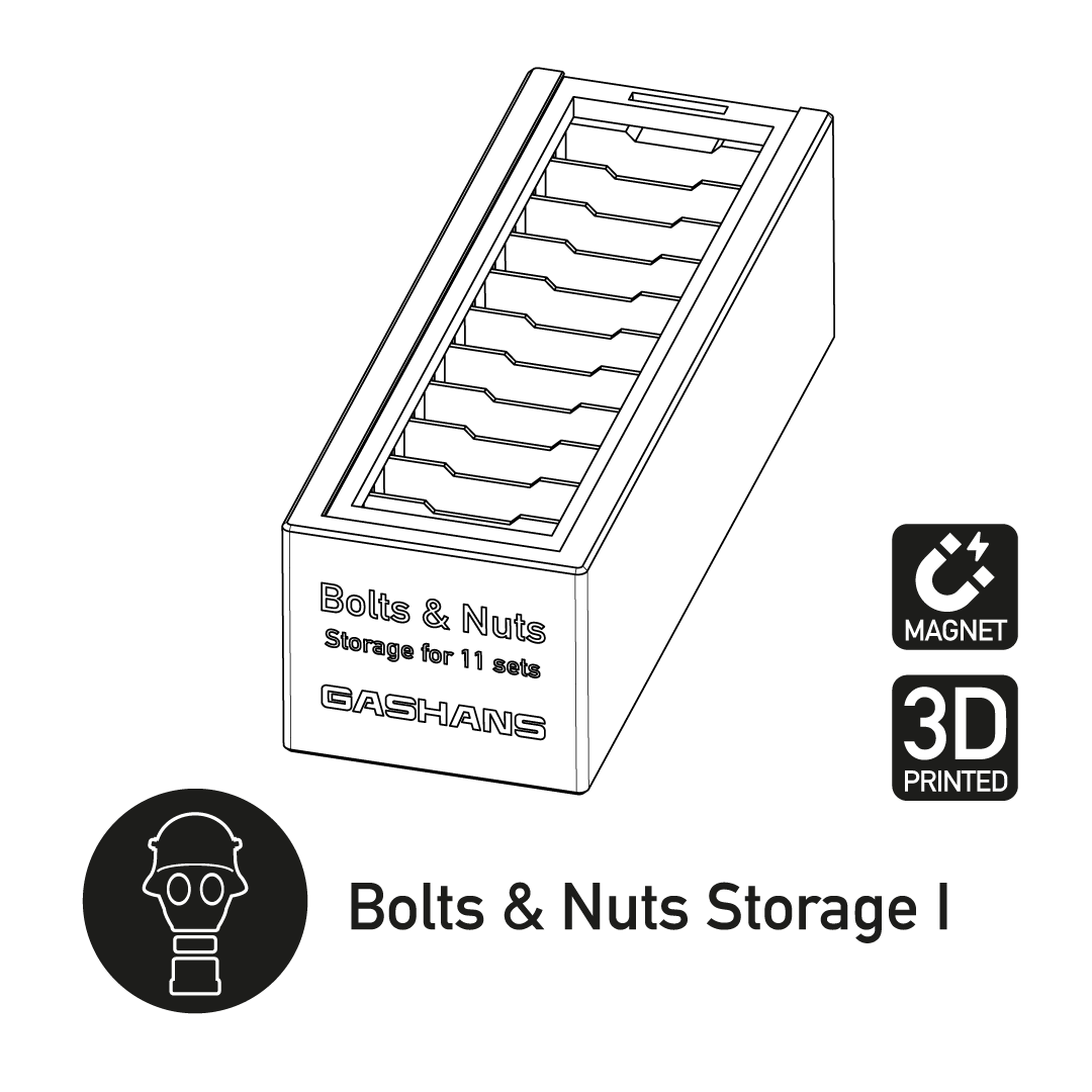 Bolts & Nuts Storage I (for 11 sets)