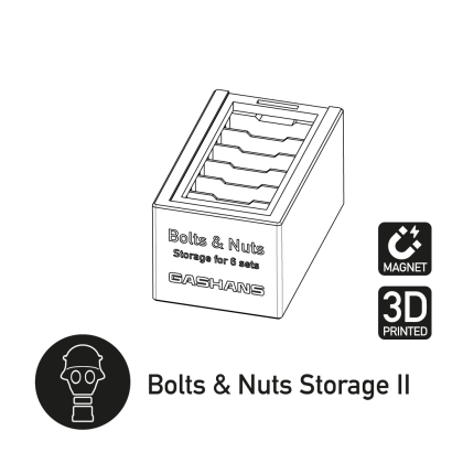 Bolts & Nuts Storage II (for 6 sets)