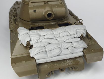 1:35 Sandbags armor for M36 Jackson (for Tamiya)
