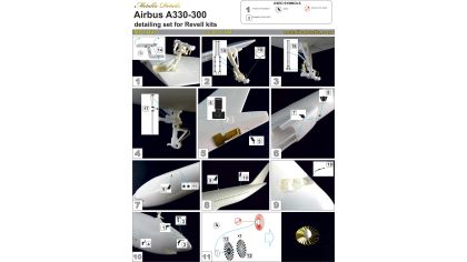 1:144 Airbus A330-300 Detailing Set in 1/144 scale for Revell kits