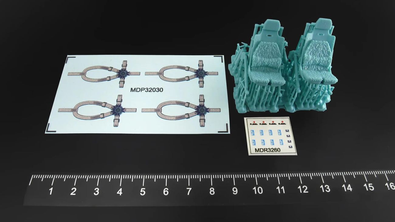 1:32 Pilot seats for Sikorsky UH-60, SH-60, MH-60 late