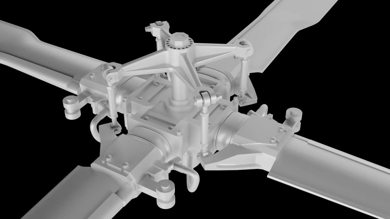 1:32 Sikorsky MH-60, UH-60, HH-60 Tail rotor