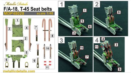 1:48 Martin-Baker Mk14 Ejection Seat for F/A-18, T-45