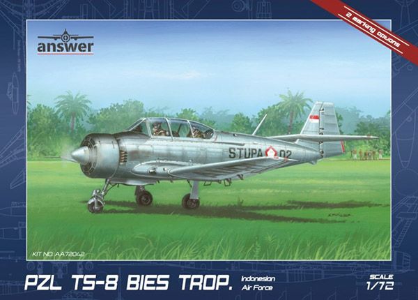 1:72 PZL TS-8 Bies BII Tropical Indonesian Air Force