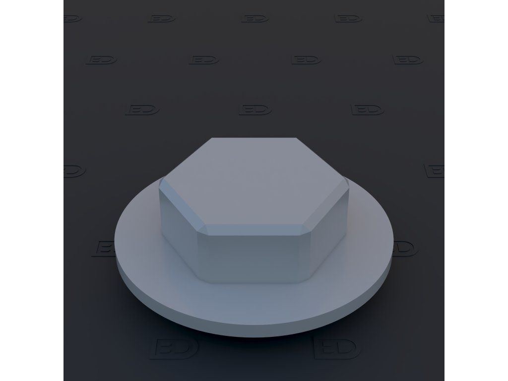 BAN019 hex bolt+big washer 1,1mm 