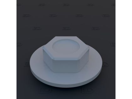 BAN020 semi light hex bolt+big washer 0,9mm 