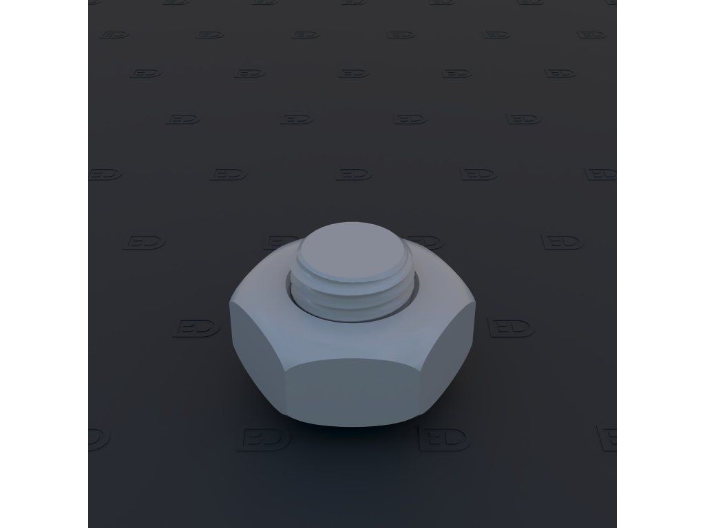 BAN509 hex nut with bolt 1,0mm