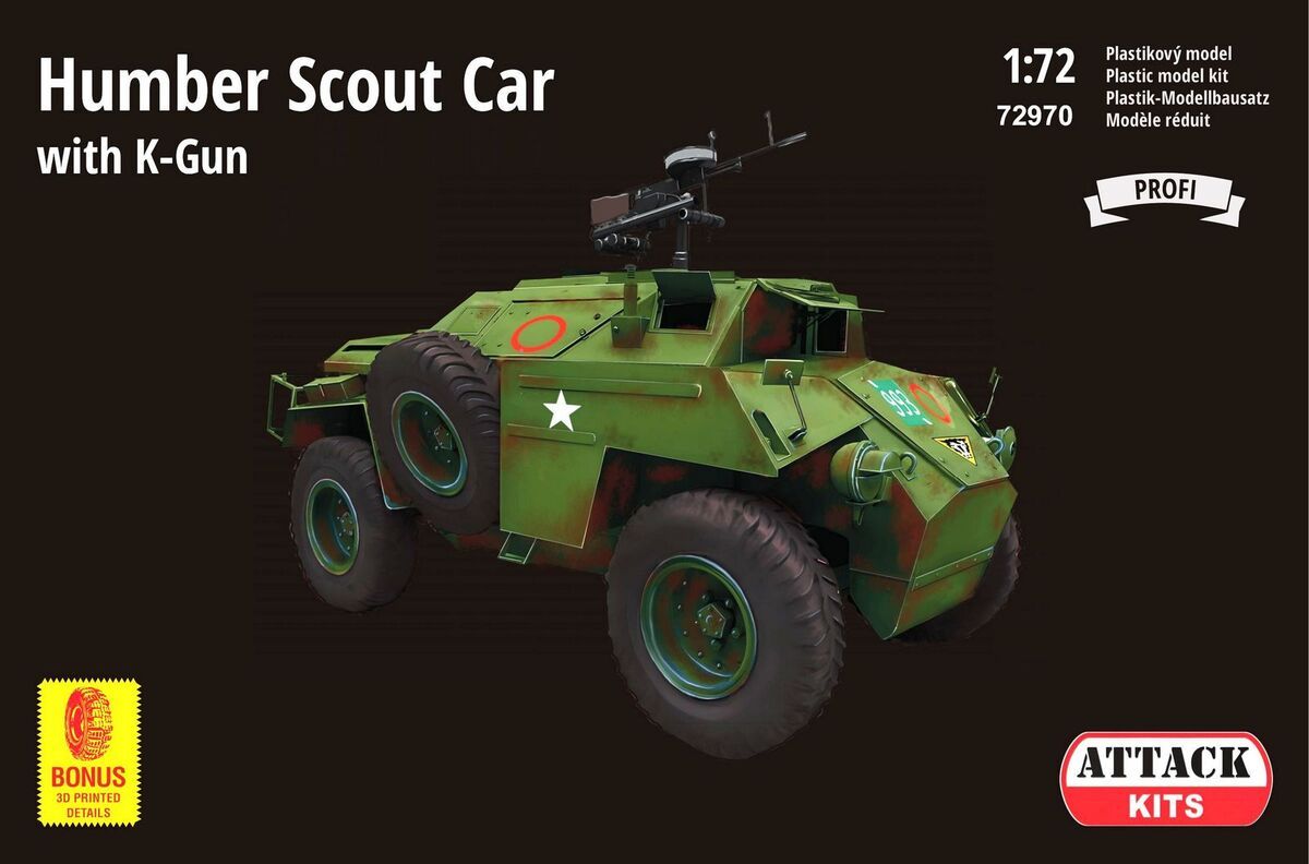 1:72 Humber Scout Car with K-Gun