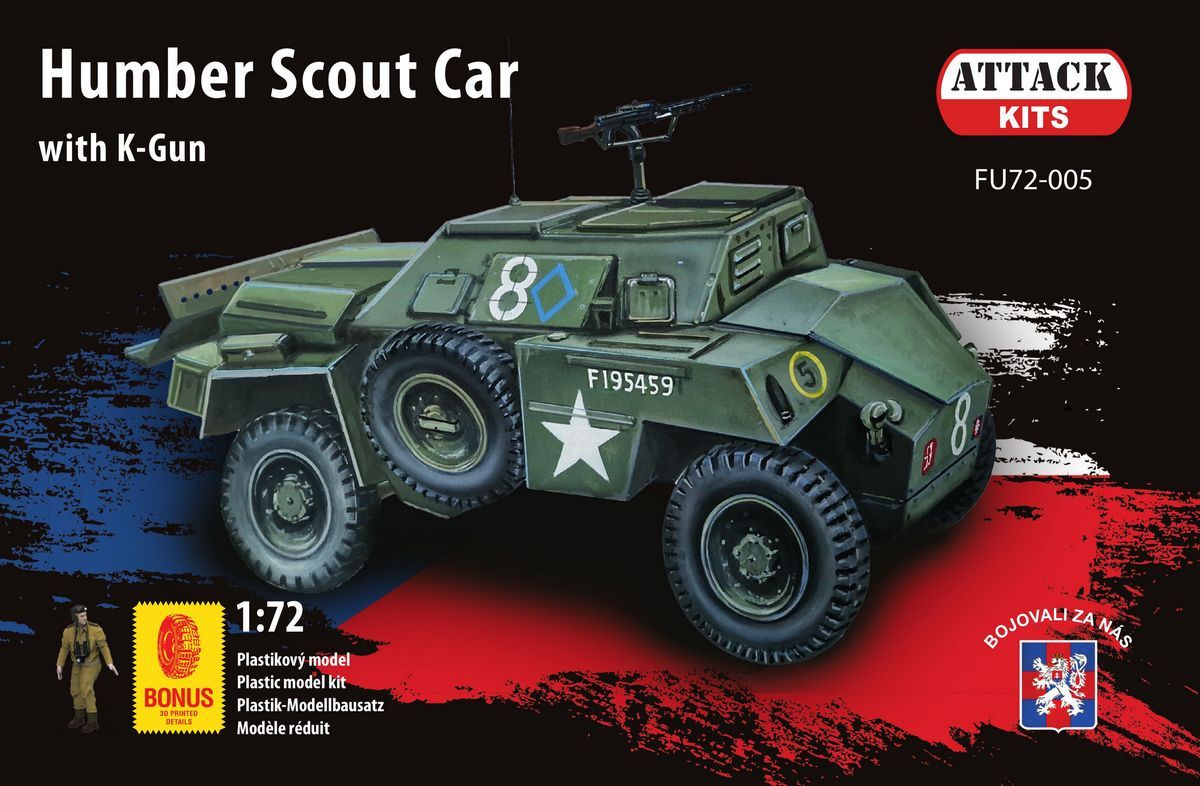 1:72 Humber Scout Car with K-Gun – Czechoslovak and Polish Units