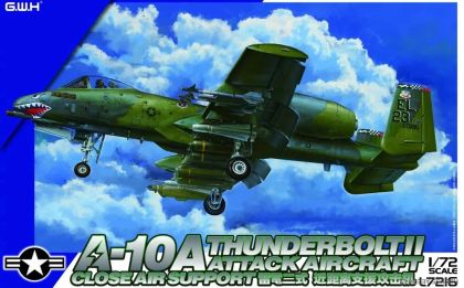 1:72 A-10A Thunderbolt II Close Air Support Attack Aircraft