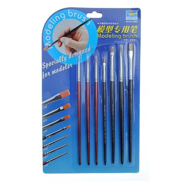 Modelling brush set (7pcs)