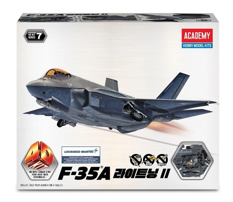 F-35A Lightning II Korea Air-force 4D Kit Painted