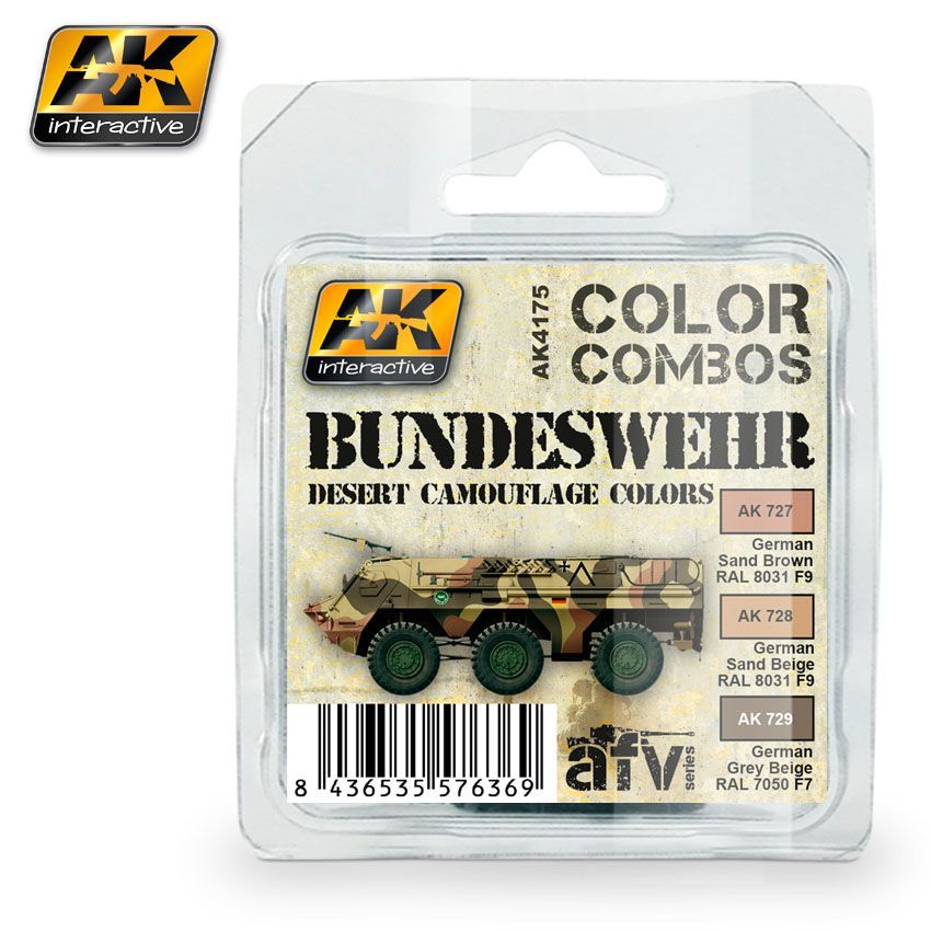 BUNDESWEHR DESERT CAMOUFLAGE COLORS