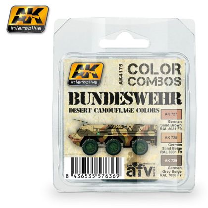 BUNDESWEHR DESERT CAMOUFLAGE COLORS
