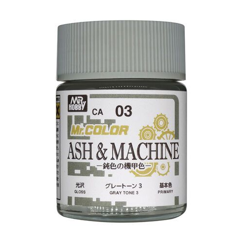 CA03 Ash & Machine Gray Tone 3 Gloss