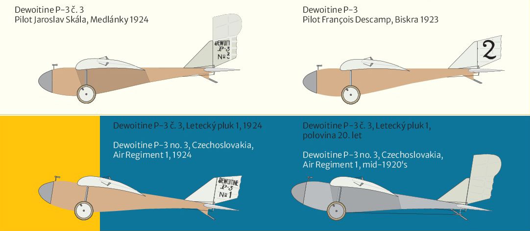 1:72 Dewoitine P-3 3D-Printed glider
