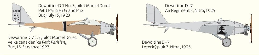 1:72 Dewoitine D-7 3D-Printed