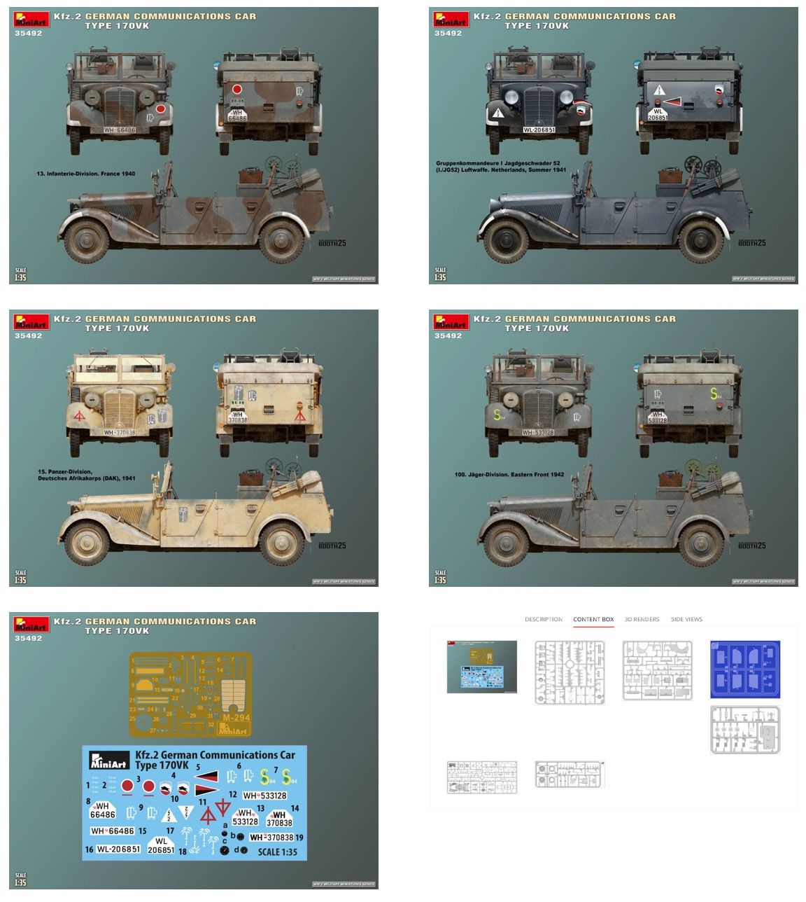 1:35 Kfz.2 GERMAN COMMUNICATIONS CAR TYPE 170VK