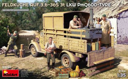 1:35 FELDKÜCHE AUF 3,6-36S 3t LKW PmQ600-TYPE