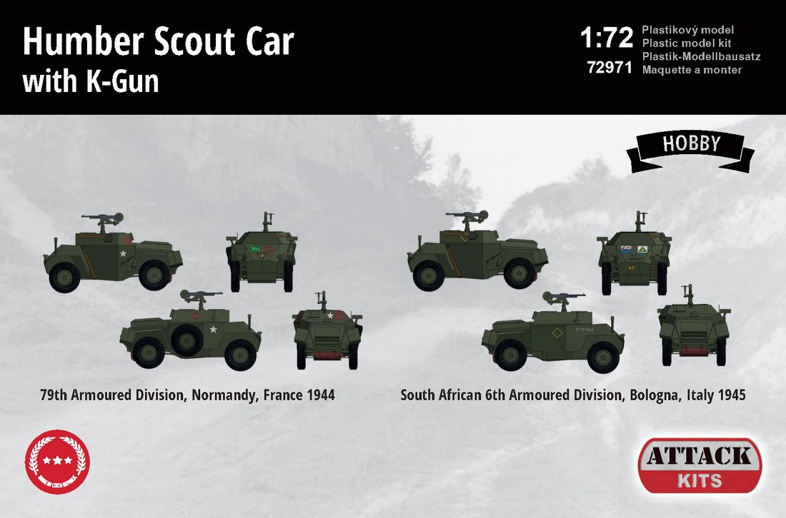 1:72 Humber Scout Car w. Vickers K machine gun (Hobby Line)